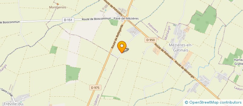 localisation de l'entreprise SCI TOITS & MOI à MEZIERES-EN-GATINAIS