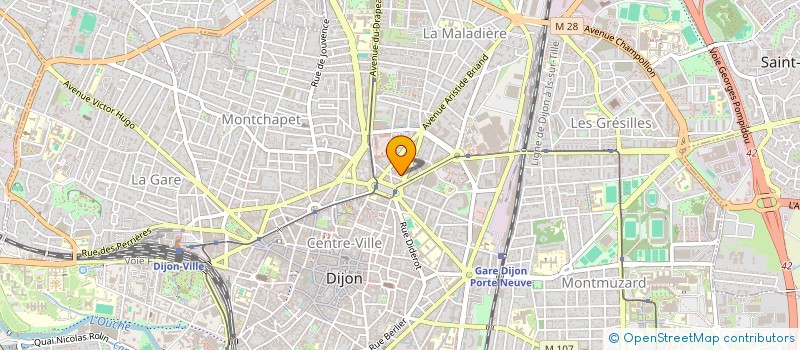 localisation de l'entreprise SCI TOJEPI à DIJON