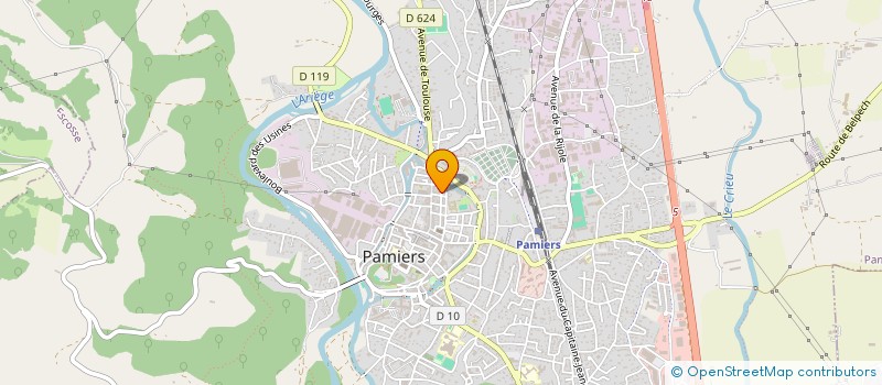 localisation de l'entreprise SCI TOJO à PAMIERS