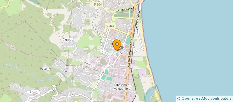 localisation de l'entreprise SCI TOJO à BASTIA
