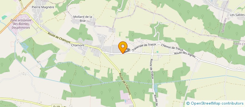 localisation de l'entreprise SCI TOJUTRI  SAINT-CHEF