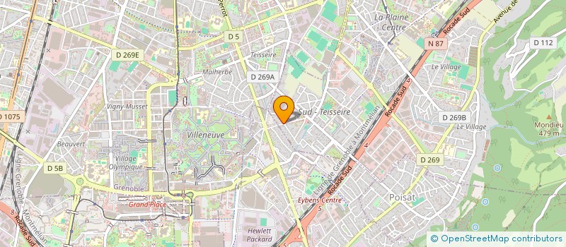 localisation de l'entreprise SCI TOK  SAINT-MARTIN-D'HERES