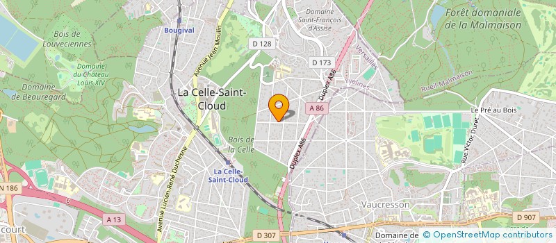 localisation de l'entreprise SCI TOKO  LA CELLE-SAINT-CLOUD