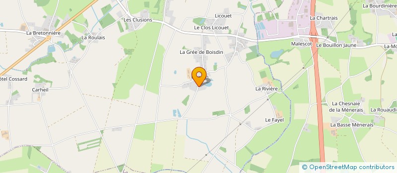 localisation de l'entreprise SCI TOLAMA  LA GRIGONNAIS