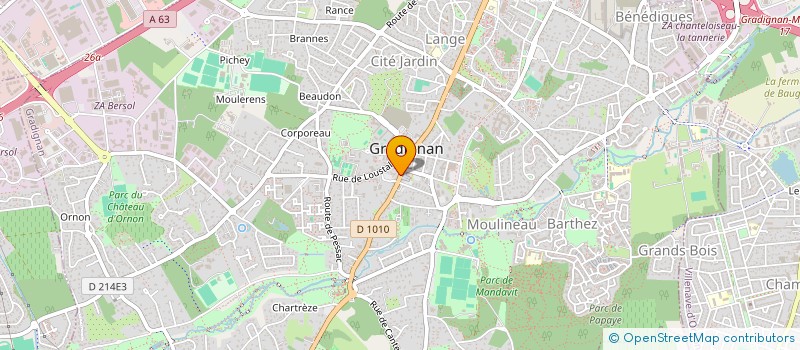 localisation de l'entreprise SCI TOLLAV à GRADIGNAN