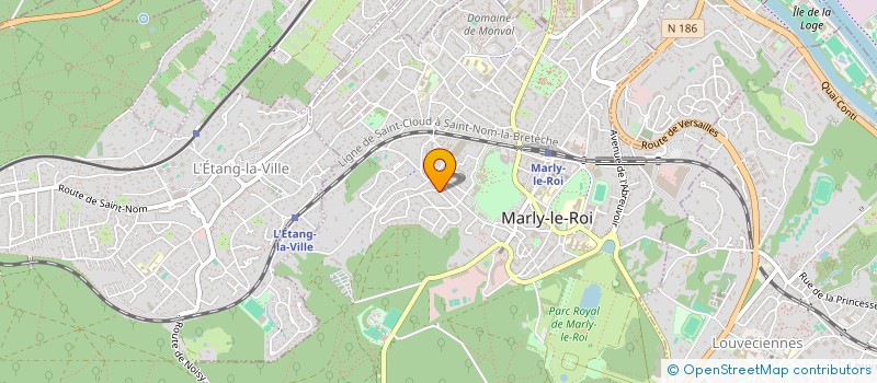 localisation de l'entreprise SCI TOLO  MARLY-LE-ROI