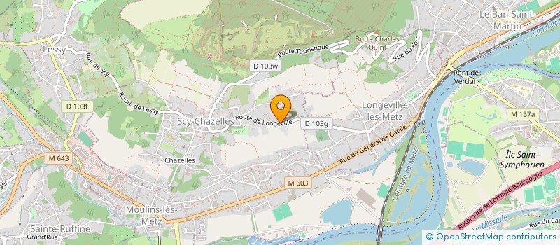 localisation de l'entreprise SCI TOLODIAM  SCY-CHAZELLES