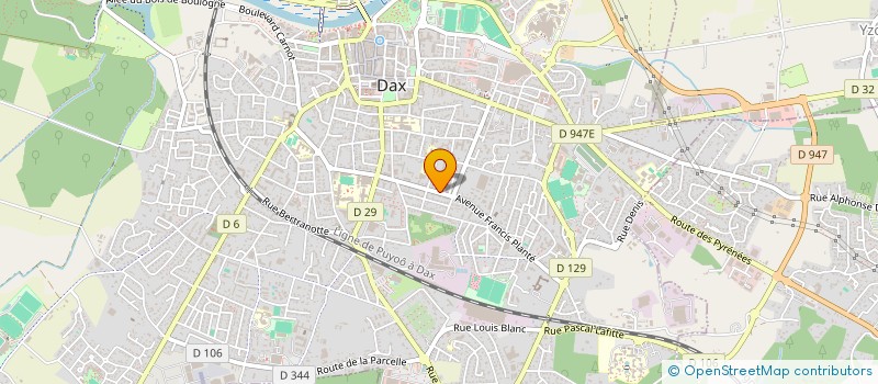 localisation de l'entreprise SCI TOLOSE  DAX