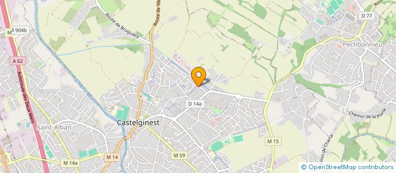 localisation de l'entreprise SCI TOLOU  CASTELGINEST