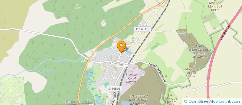 localisation de l'entreprise SCI TOLREM 3  DANNES