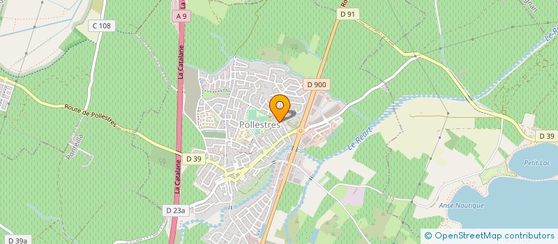 localisation de l'entreprise SCI TOLU6626  POLLESTRES