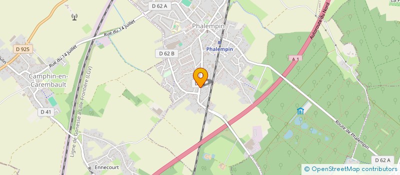 localisation de l'entreprise SCI TOLUMA  PHALEMPIN