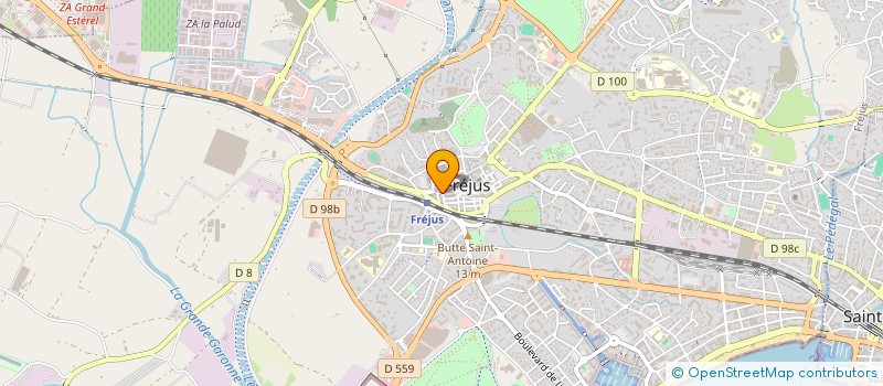 localisation de l'entreprise SCI TOM à FREJUS