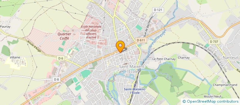 localisation de l'entreprise SCI TOM  SAINT-MAIXENT-L'ECOLE