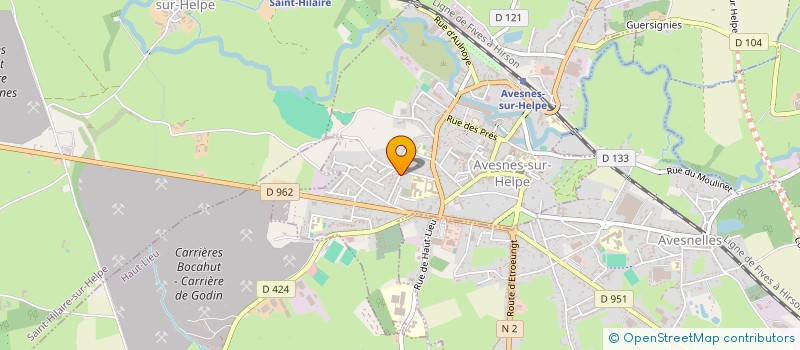 localisation de l'entreprise SCI TOM  AVESNES-SUR-HELPE