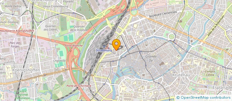 localisation de l'entreprise SCI TOM  STRASBOURG