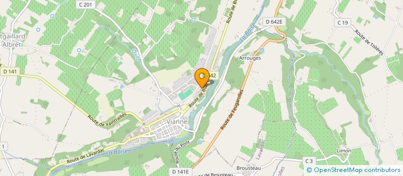 localisation de l'entreprise SCI TOM  VIANNE