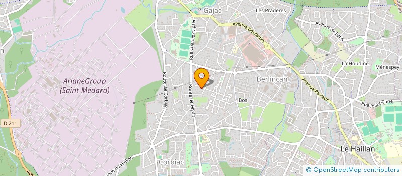 localisation de l'entreprise SCI TOM  SAINT-MEDARD-EN-JALLES