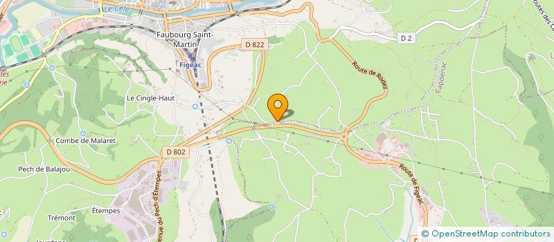 localisation de l'entreprise SCI TOM  CAPDENAC