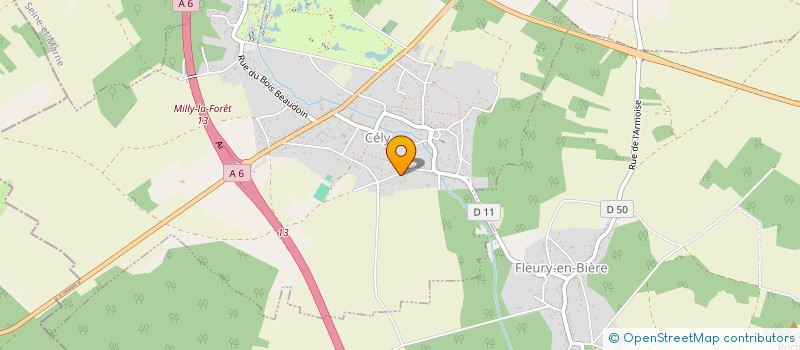 localisation de l'entreprise SCI TOM  CELY