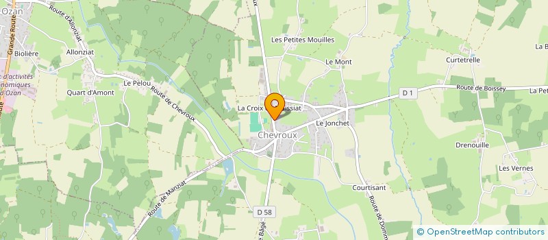 localisation de l'entreprise SCI TOM  CHEVROUX