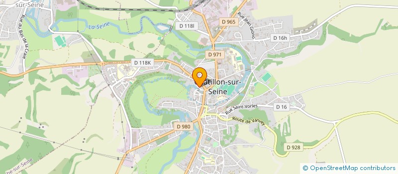 localisation de l'entreprise SCI TOM  CHATILLON-SUR-SEINE