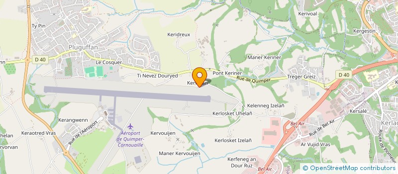 localisation de l'entreprise SCI TOM  PLUGUFFAN