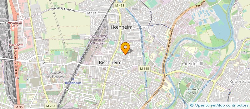 localisation de l'entreprise SCI TOM  HNHEIM