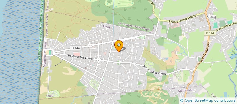 localisation de l'entreprise SCI TOM  CUCQ