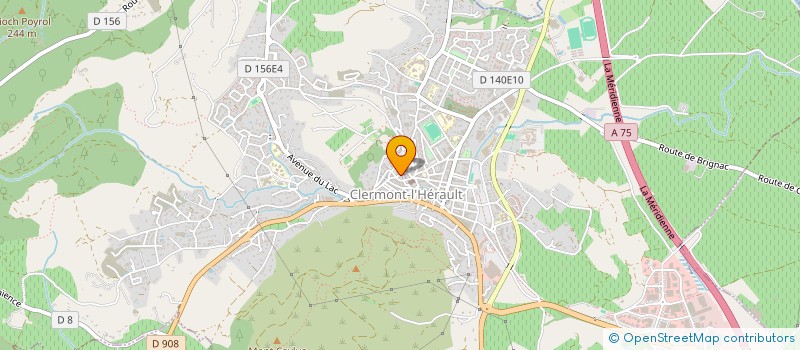 localisation de l'entreprise SCI TOM  CLERMONT-L'HERAULT