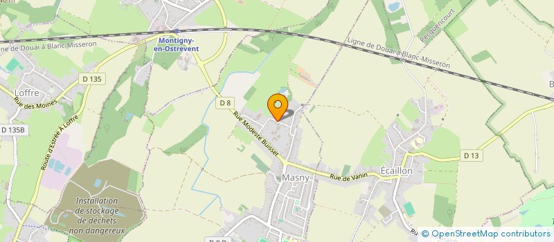 localisation de l'entreprise SCI TOM  MASNY