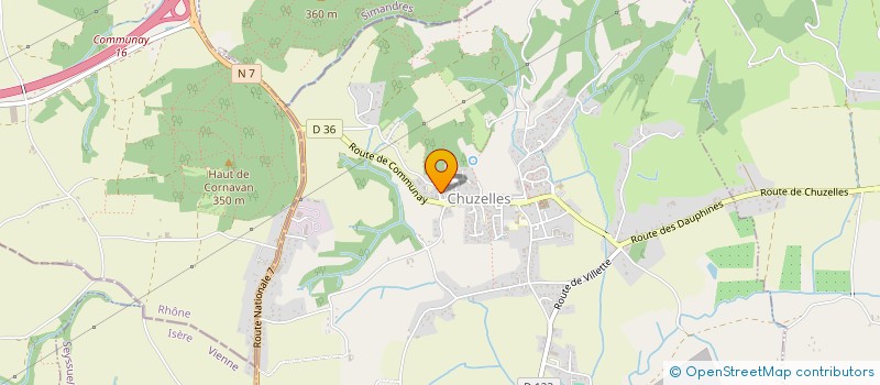 localisation de l'entreprise SCI TOM AMSELLEM  CHUZELLES