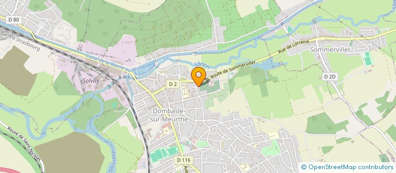 localisation de l'entreprise SCI TOM ET LEA  DOMBASLE-SUR-MEURTHE