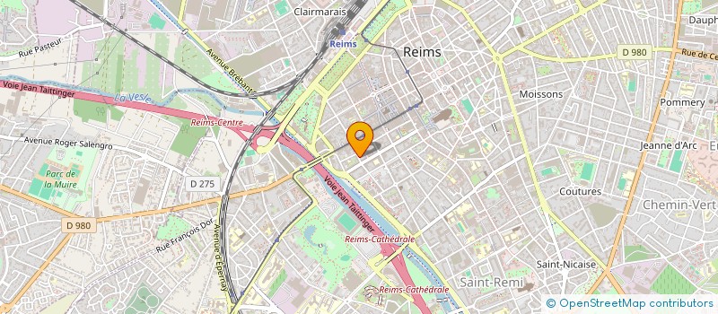 localisation de l'entreprise SCI TOM POUCE  REIMS