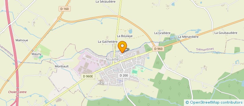 localisation de l'entreprise SCI TOM ROM IMMOBILIER  NUAILLE