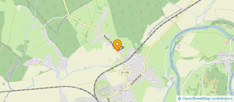 localisation de l'entreprise SCI TOM VANILLE  ARC-ET-SENANS