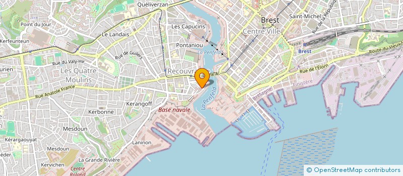 localisation de l'entreprise SCI TOMA  BREST