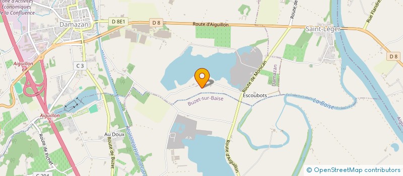 localisation de l'entreprise SCI TOMA  DAMAZAN