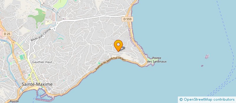 localisation de l'entreprise SCI TOMABASTDA à SAINTE-MAXIME