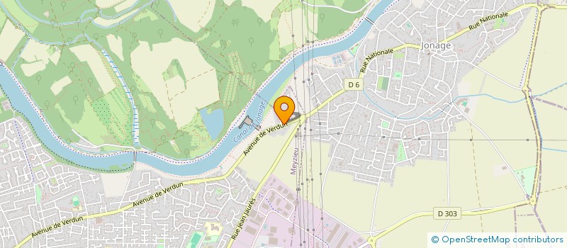 localisation de l'entreprise SCI TOMACA  MEYZIEU