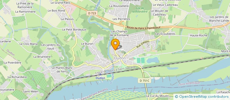 localisation de l'entreprise SCI TOMADEL  OUDON