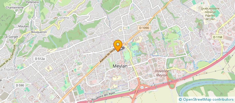 localisation de l'entreprise SCI TOMAFI  MEYLAN