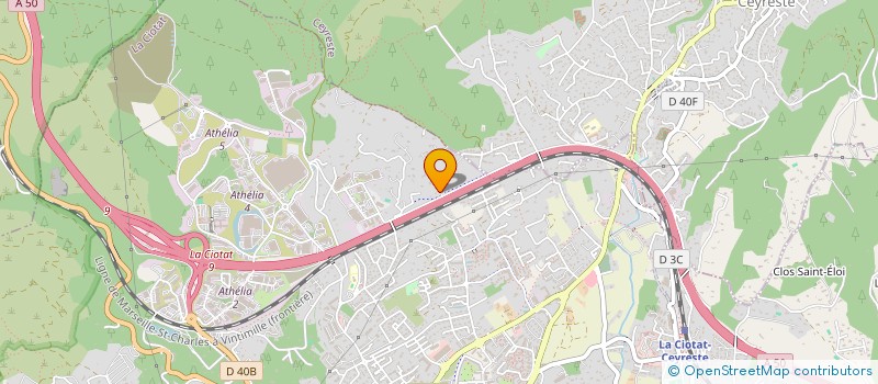 localisation de l'entreprise SCI TOMALEX  LA CIOTAT