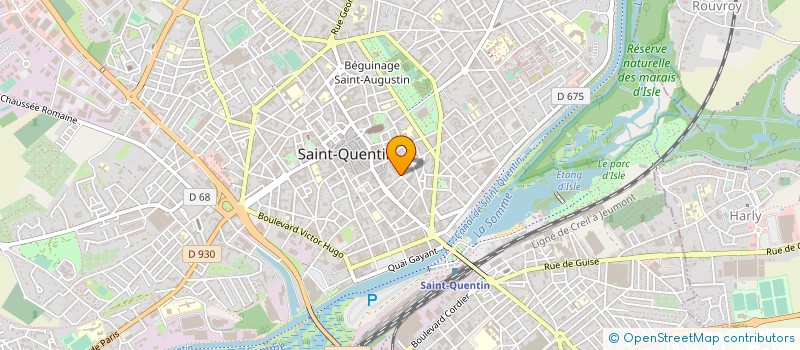 localisation de l'entreprise SCI TOMALIKA à SAINT-QUENTIN