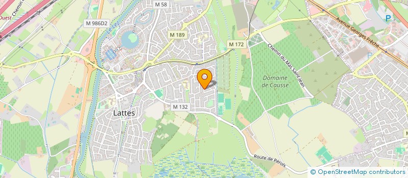 localisation de l'entreprise SCI TOMANA ITI à LATTES