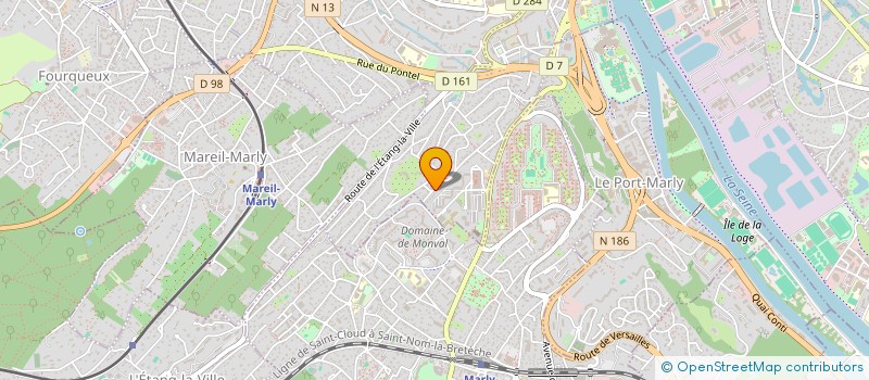 localisation de l'entreprise SCI TOMARGOT  LE PECQ