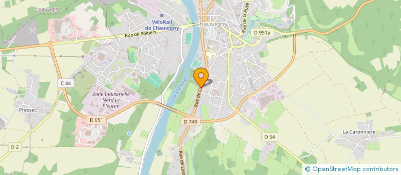 localisation de l'entreprise SCI TOMARGOT  CHAUVIGNY