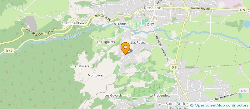 localisation de l'entreprise SCI TOMARTIROGA  RENAISON