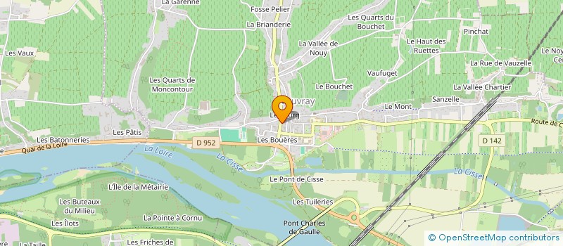 localisation de l'entreprise SCI TOMAS ET BITSCH à VOUVRAY