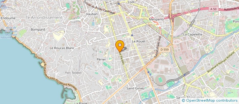 localisation de l'entreprise SCI TOMASI à MARSEILLE